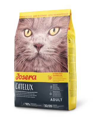 JOSERA CATELUX sausas maistas suaugusioms ilgo plauko katėms su antiena, 10 Kg paveikslėlis