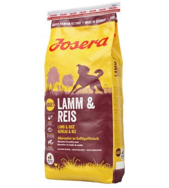 JOSERA LAMB & RICE sausas maistas šunims su ėriena ir ryžiais, 12.5 Kg paveikslėlis