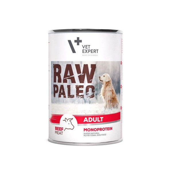 RAW PALEO Beef adult dog konservai suaugusiems šunims su jautiena, 400 g paveikslėlis