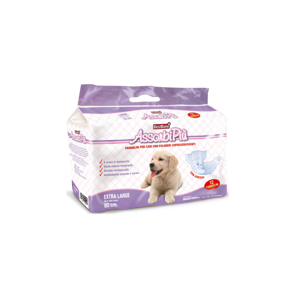 RECORD vienkartinės sauskelnės šunims XL, 12  vnt. paveikslėlis