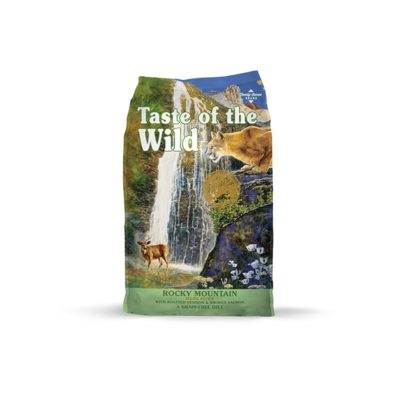 TASTE OF THE WILD Rocky Mountain sausas maistas katėms su elniena ir lašiša, 6,6 kg paveikslėlis