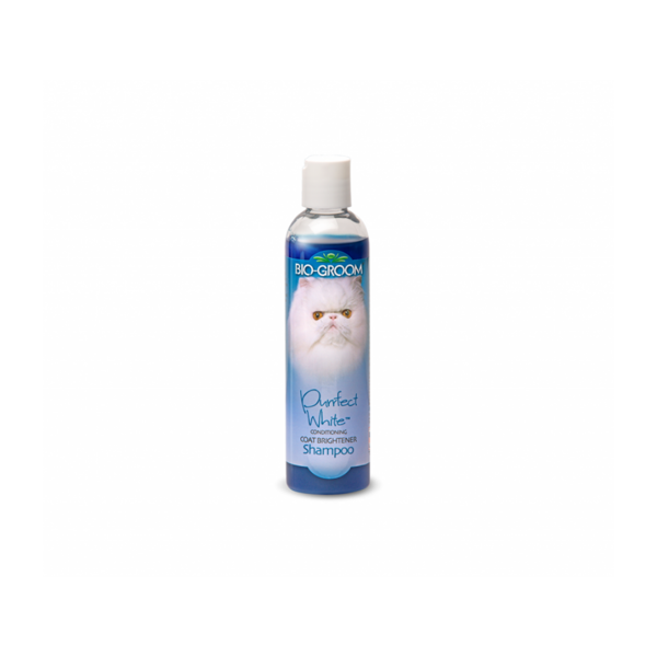 BIO-GROOM Purrfect White šampūnas balto kailio katėms 236 ml paveikslėlis