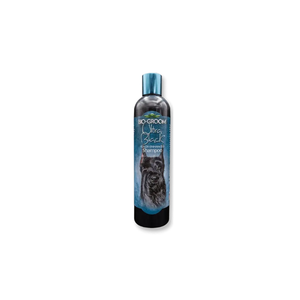 BIO-GROOM Ultra Black šampūnas juodos spalvos kailio šunims ir katėms 355 ml paveikslėlis
