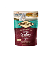 CARNILOVE FRESH Carp&Trout Sterilised Cat sausas maistas sterilizuotoms katėms 400 g paveikslėlis