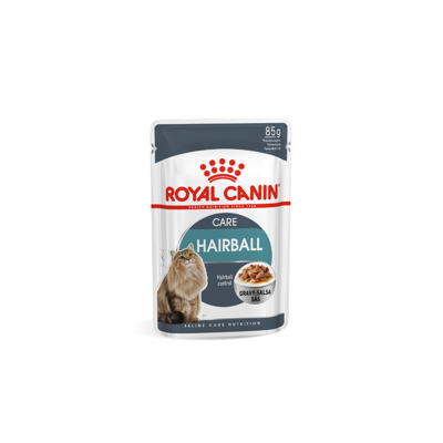 ROYAL CANIN FCN Hairball care in gravy konservai suaugusioms katėms nuo plaukų kamuoliukų susidarymo skrandyje 12x85 g paveikslėlis