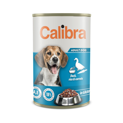 CALIBRA Dog can duck-rice-carrot in gravy konservai šunims su antiena, 1240g  paveikslėlis