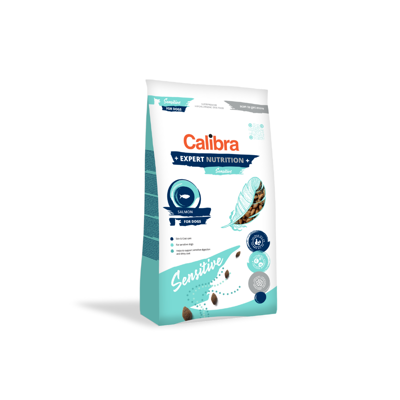 CALIBRA Dog EN Sensitive Salmon sausas maistas su lašiša jautrią virškinimo sistemą turintiems šunims, 12 kg paveikslėlis