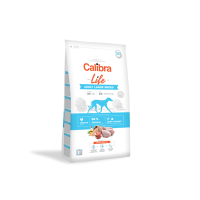 CALIBRA Dog Life Adult Large Breed Chicken sausas maistas suaugusiems didelių veislių šunims su vištiena, 2,5kg paveikslėlis