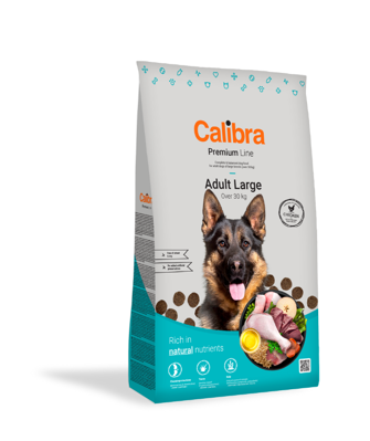 CALIBRA Dog Premium Line Adult Large sausas maistas suaugusiems didelių veislių šunims su vištiena, 12 kg  paveikslėlis