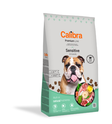 CALIBRA Dog Premium Line Sensitive sausas maistas jautrią virškinimo sistemą turintiems šunims su ėriena, 12 kg  paveikslėlis