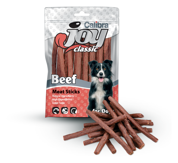 CALIBRA Joy Dog Classic Beef Sticks skanėstai su jautiena šunims, 80 g  paveikslėlis