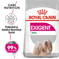 ROYAL CANIN CCN Mini exigent sausas maistas išrankiems suaugusiems mažų veislių šunims 3 kg paveikslėlis