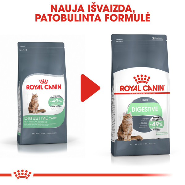 ROYAL CANIN FCN Digestive care sausas maistas sauaugusioms, jautresnį virškinimą turinčioms, katėms 2 kg paveikslėlis