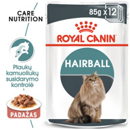 ROYAL CANIN FCN Hairball care in gravy konservai suaugusioms katėms nuo plaukų kamuoliukų susidarymo skrandyje 12x85 g paveikslėlis