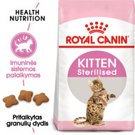 ROYAL CANIN FHN Kitten sterilised sausas maistas sterilizuotiems kačiukams 400 g paveikslėlis