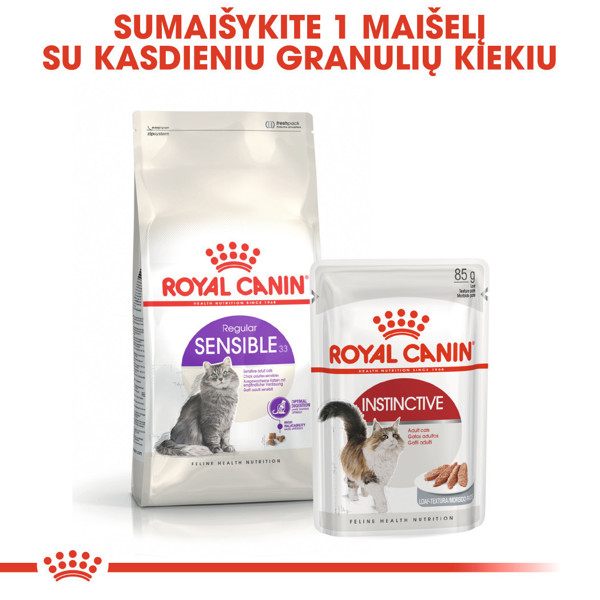 ROYAL CANIN FHN Sensible sausas maistas suaugusioms katėms 2 kg paveikslėlis
