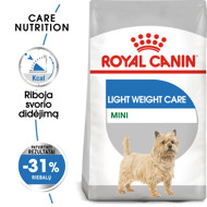 ROYAL CANIN Light weight care mini sausas maistas šunims turintiems viršsvorio 1 kg paveikslėlis