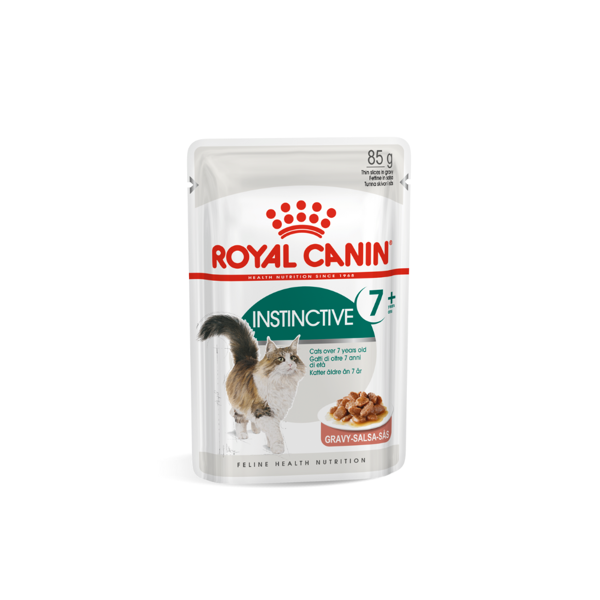 ROYAL CANIN FHN instinctive +7 in gravy konservai padaže katėms nuo 7 m. amžiaus 12x85 g paveikslėlis