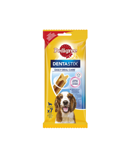 PEDIGREE Dentastix skanėstai vidutinio dydžio veislių šunims, 7x180g paveikslėlis