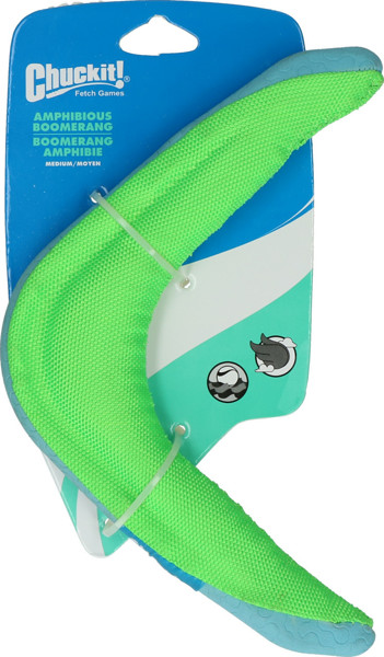 CHUCKIT Amphibious bumerangas, M, žalias paveikslėlis