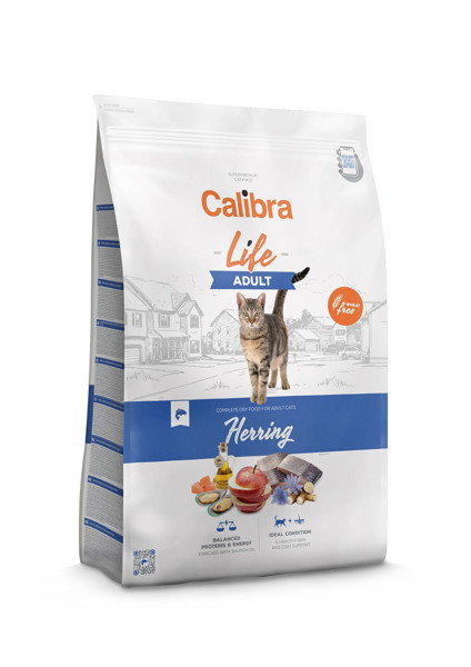 CALIBRA Cat Life Adult Herring sausas maistas suaugusioms katėms su silke, 1,5 kg paveikslėlis