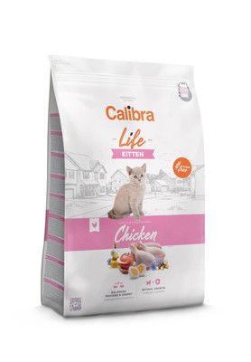CALIBRA Cat Life Kitten Chicken sausas maistas kačiukams su vištiena, 1,5 kg paveikslėlis