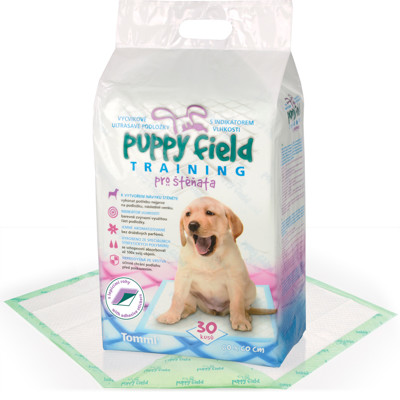 PUPPY FIELD Training higieniniai paklotai šunims, 30 vnt., 60x60 cm paveikslėlis