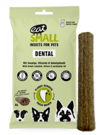 EAT SMALL Dental skanėstai su vabzdžių baltymais nuo dantų apnašų ir akmenų susidarymo suaugusiems šunims, 160 g paveikslėlis