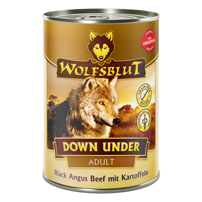 WOLFSBLUT Down Under Adult konservai suaugusiems šunims su Angus jautiena ir daržovėmis, 395 g paveikslėlis