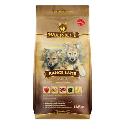 WOLFSBLUT Range Lamb Puppy sausas maistas šuniukams su ėriena ir rudaisiais ryžiais, 12,5 kg paveikslėlis