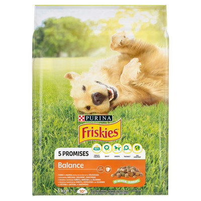 FRISKIES Balance Dog sausas maistas suaugusiems šunims, 3 kg paveikslėlis