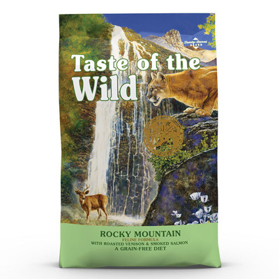 TASTE OF THE WILD Rocky Mountain sausas maistas katėms su elniena ir lašiša, 2 kg paveikslėlis