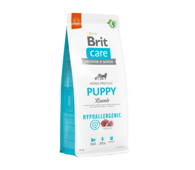 BRIT CARE HP Puppy Lamb&Rice hipoalerginis sausas maistas šuniukams su ėriena ir ryžiais 12 kg paveikslėlis