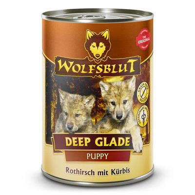 WOLFSBLUT Deep Glade Puppy konservai šuniukams su elniena ir moliūgais, 395 g paveikslėlis