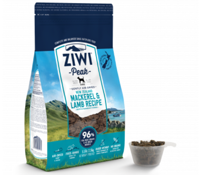 ZIWI PEAK Mackerel&Lamb Air Dried sausas maistas šunims su skumbre ir ėriena, 2,5 kg paveikslėlis