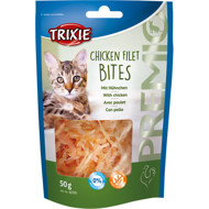 TRIXIE  PREMIO Chicken Filet Bites, skanėstas katėms vištienos kąsneliai, 50 g paveikslėlis