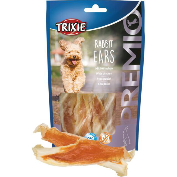 TRIXIE  PREMIO Skanėstas Triušio ausys, 80 g paveikslėlis