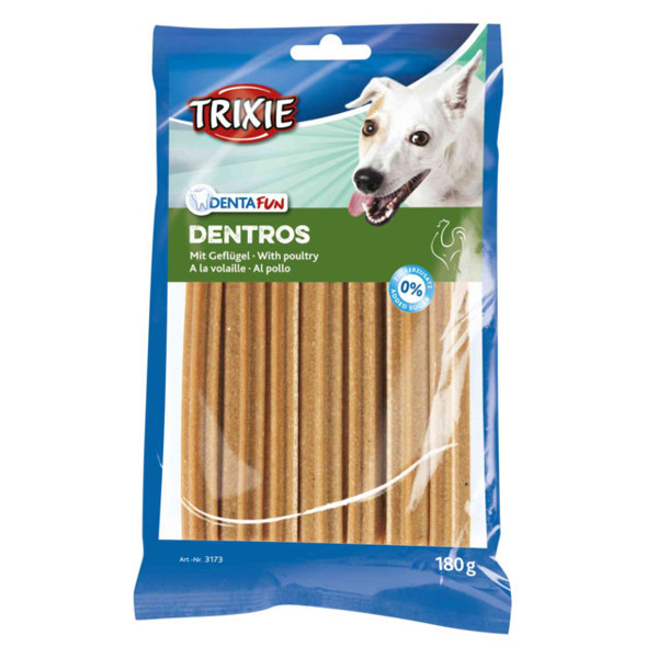 TRIXIE Denta Fun Dentros, paukštiena, 7 vnt.-180 g paveikslėlis