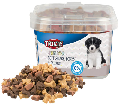TRIXIE  Junior minkšti kauliukai su kalciu šunims, 140 g paveikslėlis