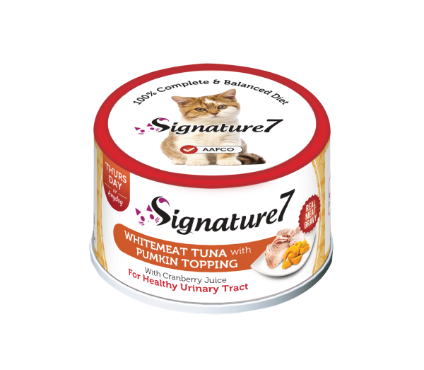 SIGNATURE 7 Real Meat Gravy konservai katėms su tunu ir moliūgais, 70 g paveikslėlis