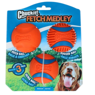 CHUCKIT guminių gamuoliukų šunims rinkinys, oranžiniai paveikslėlis