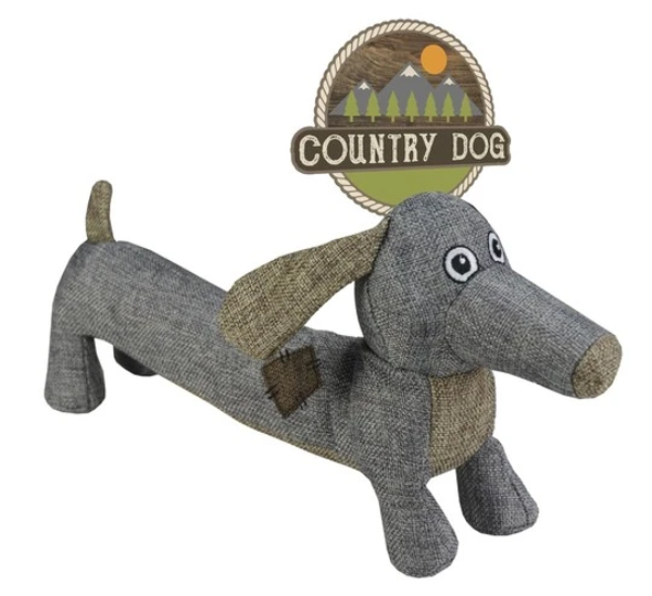 COUNTRY DOG Buddy medžiaginis žaislas šunims, 35x18 cm, pilkas paveikslėlis