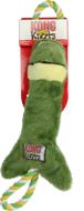 KONG Knots Tugger Frog patvarus žaislas šunims - varlė, 4x14 cm, žalias paveikslėlis