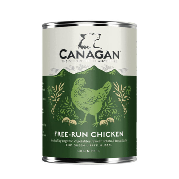 CANAGAN Free Run Chicken konservai su laisvėje užaugintų viščiukų mėsa šunims, 400 g paveikslėlis