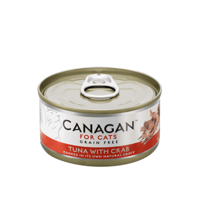 CANAGAN konservai su tunu ir krabais katėms, 75 g paveikslėlis