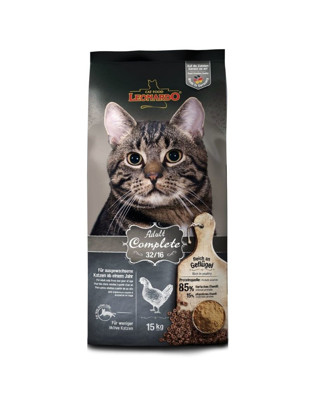 LEONARDO Adult Complete 32/16 sausas maistas su paukštiena katėms, 15 kg paveikslėlis