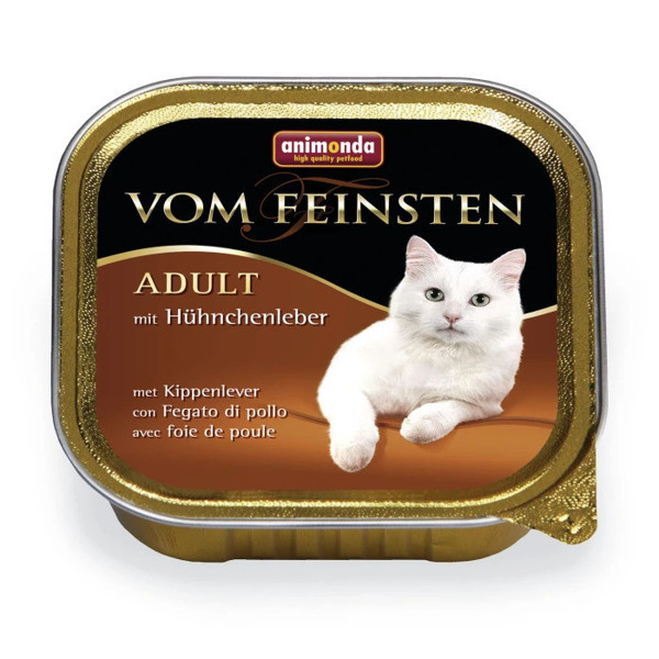 ANIMONDA Vom Feinsten Classic konservai suaugusioms katėms su vištų kepenėlėmis, 100 g paveikslėlis