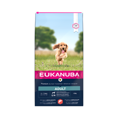 EUKANUBA L/XL visavertis maistas suaugusiems šunims su lašiša ir miežiais, 12 kg paveikslėlis