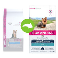 EUKANUBA Yorkshire Terrier Adult sausas maistas suaugusiems šunims su vištiena, 2 kg paveikslėlis