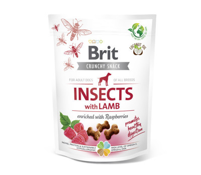 Brit Care Crunchy Cracker Insects with Lamb skanėstai šunims 200 g paveikslėlis